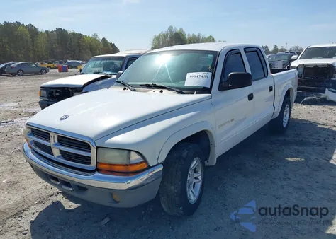 2002 Dodge Dakota Slt z USA, uszkodzony, nr VIN 1B7HL48N82S505891